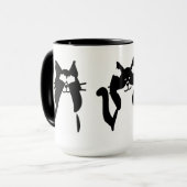 3つの猫ちゃん マグカップ (正面左)