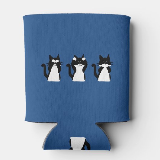 3つの猫ちゃん 缶クーラー (裏面)