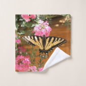 3つの異なるパターン バスタオルセット (ウォッシュタオル)