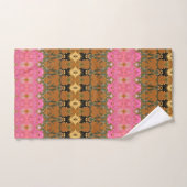 3つの異なるパターン バスタオルセット (ハンドタオル)