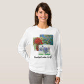 3つの異なるヴィンテージ ヴァンゴッホ 花の芸術 Tシャツ (正面フル)