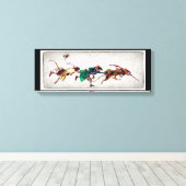 3つの盲目のネズミ キャンバスプリント (インサイチュ (ウッドフロア))