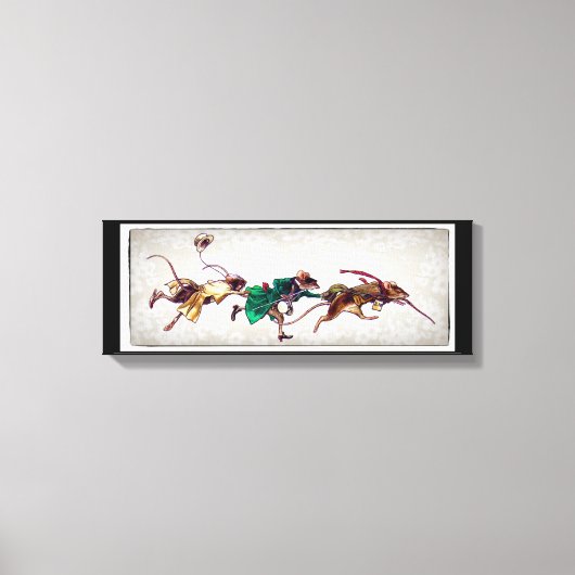 3つの盲目のネズミ キャンバスプリント (正面)