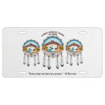 3つの盾のナンバープレート