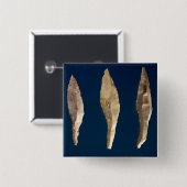 3つの矢の頭部 缶バッジ (正面&裏面)