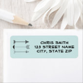 3つの矢印住所 シール (インサイチュ)