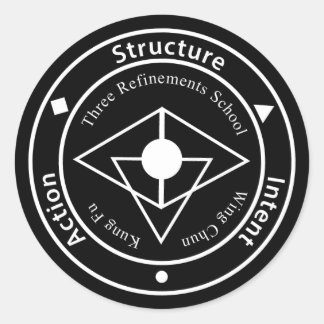 3つの絞り込みロゴシール（黒） ラウンドシール