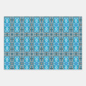  3つの美しいアズ😍レジョスの包装紙シート ラッピングペーパーシート (正面2)