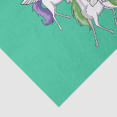 3つの美しいユニコーン 薄葉紙 (詳細)