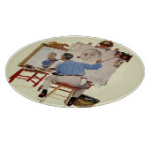 3つの自画像 カッティングボード (角)