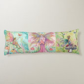 3つの花妖精バイモリーハリソンファンタジーアート ボディピロー (裏面)