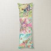 3つの花妖精バイモリーハリソンファンタジーアート ボディピロー (裏面 (縦))