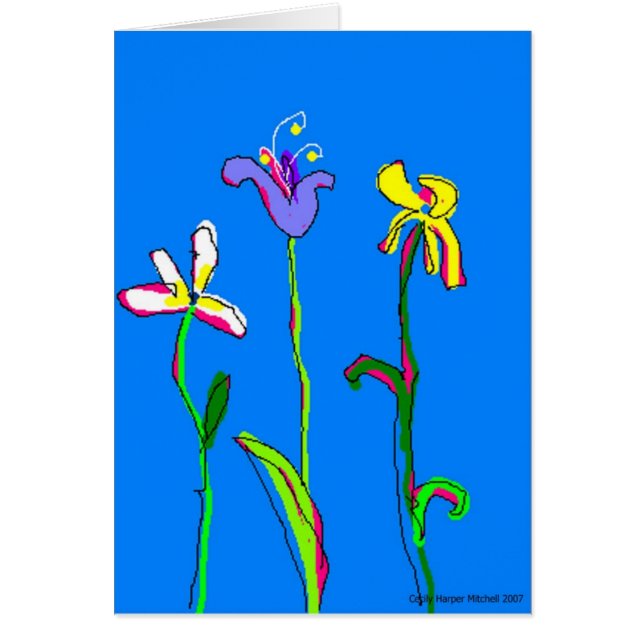 3つの花#2 (正面)