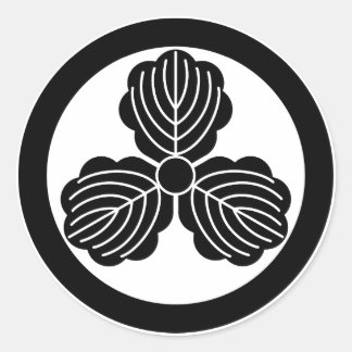 3つの葉オーク材(1) ラウンドシール