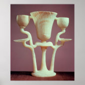 3つの蓮の花の型枠のランプ ポスター (正面)