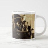 3つの衝突および失敗のマグ ジャンボコーヒーマグカップ (右)