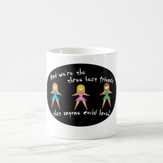 3つの親友のマグ モーフィングマグカップ (中央)