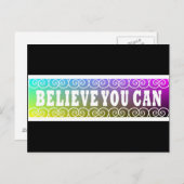 3つの言葉の名言 〜あなたはできる〜 ポストカード (正面/裏面)