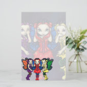 "3つの賢い妖精の国"の文房具 便箋 (スタンド正面)