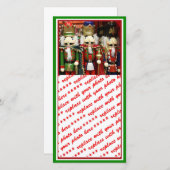 3つの賢明なクラッカー – くるみクラッカー兵士 シーズンカード (正面/裏面)