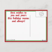 3つの賢明なクラッカー – くるみクラッカー兵士 ポストカード (裏面)