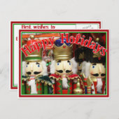 3つの賢明なクラッカー – くるみクラッカー兵士 ポストカード (正面/裏面)