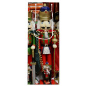 3つの賢明なクラッカー – くるみクラッカー兵士 ワインギフトバッグ (正面)