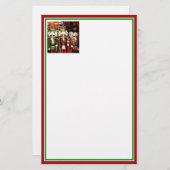 3つの賢明なクラッカー – くるみクラッカー兵士 便箋 (正面/裏面)