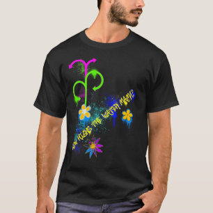 3つの足高いおよび上昇 Tシャツ