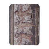 3つの踊りパッティ遊に1の マグネット (縦)