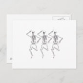 3つの踊り骨格 ポストカード (正面/裏面)
