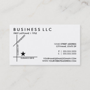 3つの通りマップクーポンカード 割引カード