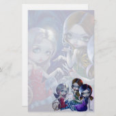 "3つの運命"の文房具 便箋 (正面/裏面)