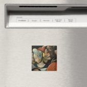 3つの運顔を示す十字架 マグネット (インサイチュ (食洗機))