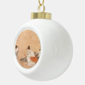 3つの酔っ払い女日本の人美術鳥居清永 セラミックボールオーナメント (右)