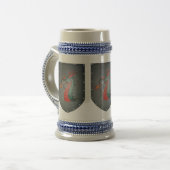 3つの金属の盾のドラゴン ビールジョッキ (正面左)