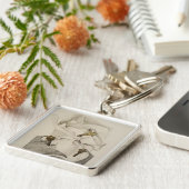 3つの鍵キーチェーン キーホルダー (側面)