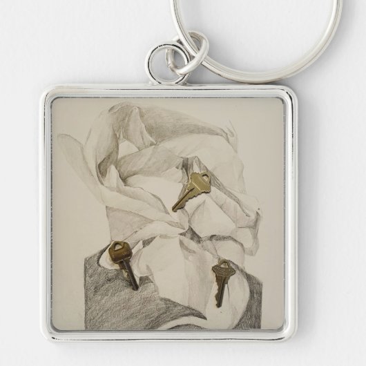 3つの鍵キーチェーン キーホルダー (正面)