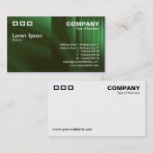 3つの長方形 – ボトル緑のテクスチャ 名刺 (正面/裏面)