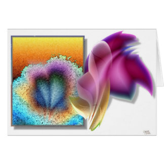 3つの開花。 (カード)