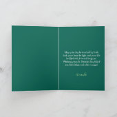 3つの陽気な小人 シャムロック 聖パトリックの日 カード (内部)