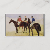 3つの障害物競争のひびの勉強: アレンMcDonoug 名刺 (裏面)