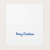 3つの雪だるまクリスマスカード (内部フラット)