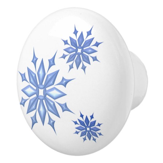 3つの雪片 セラミックノブ (右)