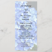 3つの青いアジサイ プログラム (正面)