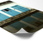 3つの青いドア ポスター (角)