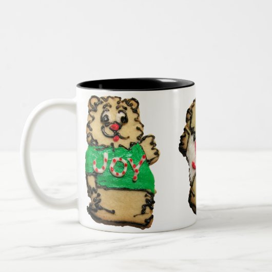 3つの頭が切れるハムスタークッキーJoy Mug ツートーンマグカップ (左)