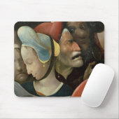 3つの顔を示す十字の運ぶこと マウスパッド (マウス)