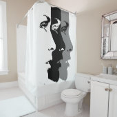 3つの顔 シャワーカーテン (インサイチュ)
