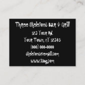 3つの骨組 名刺 (裏面)